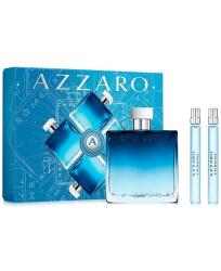 GIFT/SET AZZARO CHROME 3 PCS.[ 3.4 EDP SPRAY  10ML EDP SPRAY  10M Perfume By AZZARO LORIS For MEN