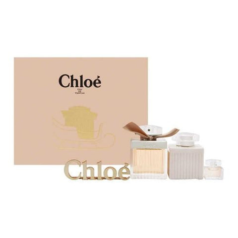 CHLOE BY CHLOE 3 PCS SET: 2.5 EDP SPRAY  3.4 BODY LOTION  Perfume By PARFUMS CHLOE For WOMEN