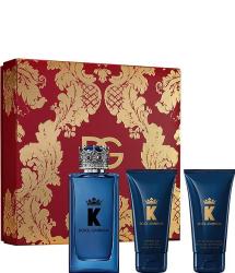 GIFT/SET K BY DOLCE & GABBANA 3 PCS.  3. Perfume By DOLCE & GABBANA For MEN