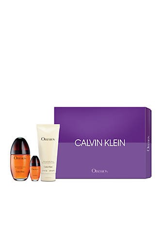 GIFT/SET OBSESSION 3PCS.(3.4 EDP SPRAY + 6. Perfume By CALVIN KLEIN For WOMEN