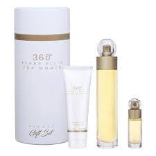 GIFT/SET 360 3 PCS.  3. Perfume By PERRY ELLIS For WOMEN