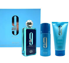 GIFT/SET AFNAN 9AM DIVE U 3 PCS.  3.4 EDP + 5.0 SG + 5.0 DEO M. DESIGNER: AFNA Perfume By AFNAN For M