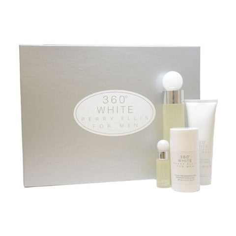 360 PERRY ELLIS WHITE MEN SET