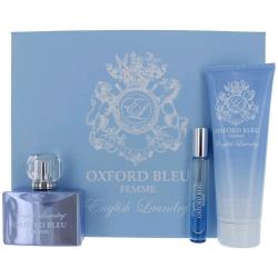 GIFT/SET OXFORD BLEU 3 PCS.  3.4 FL Perfume By ENGLISH LAUNDRY For WOMEN