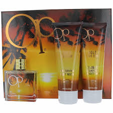 GIFT/SET GOLD 3 PCS.  3.4 FL Perfume By PARLUX For MEN